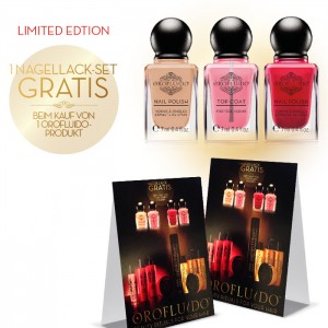 Angebot Orofluido mit Gratis Nagellack